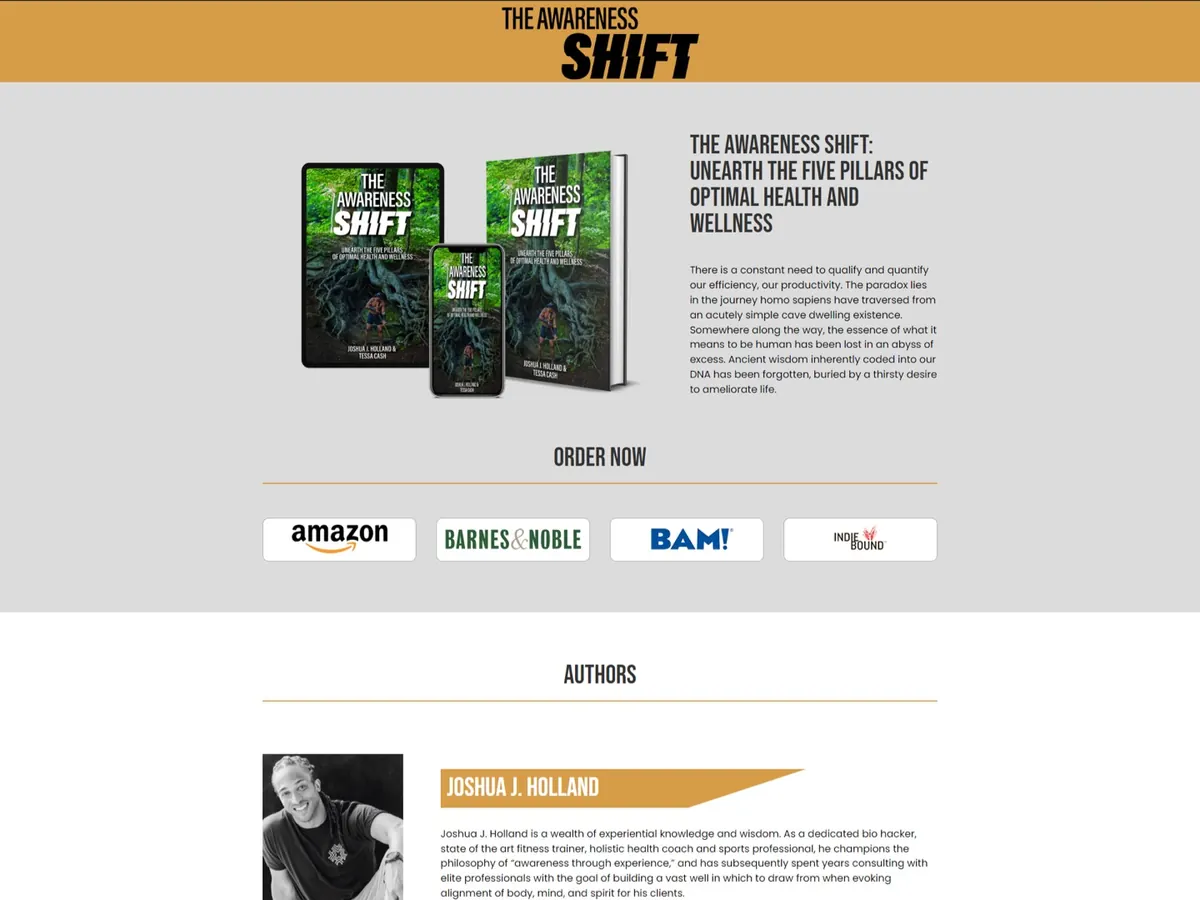 Joshua's Book Website