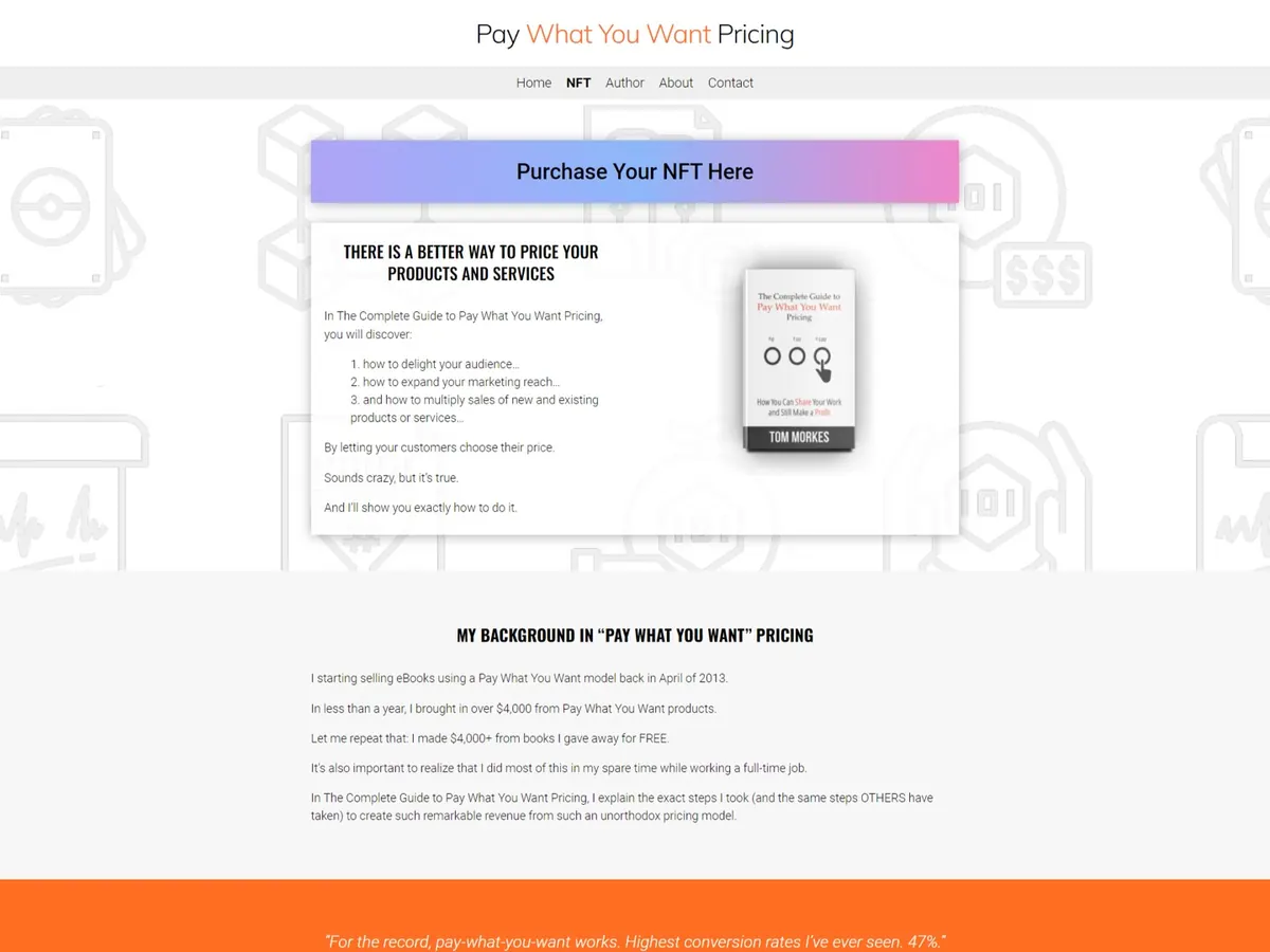 Pay-What-You-Want-Pricing