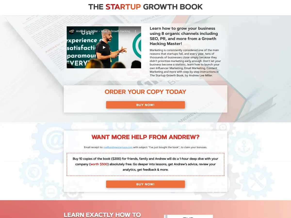Startup Growth Book