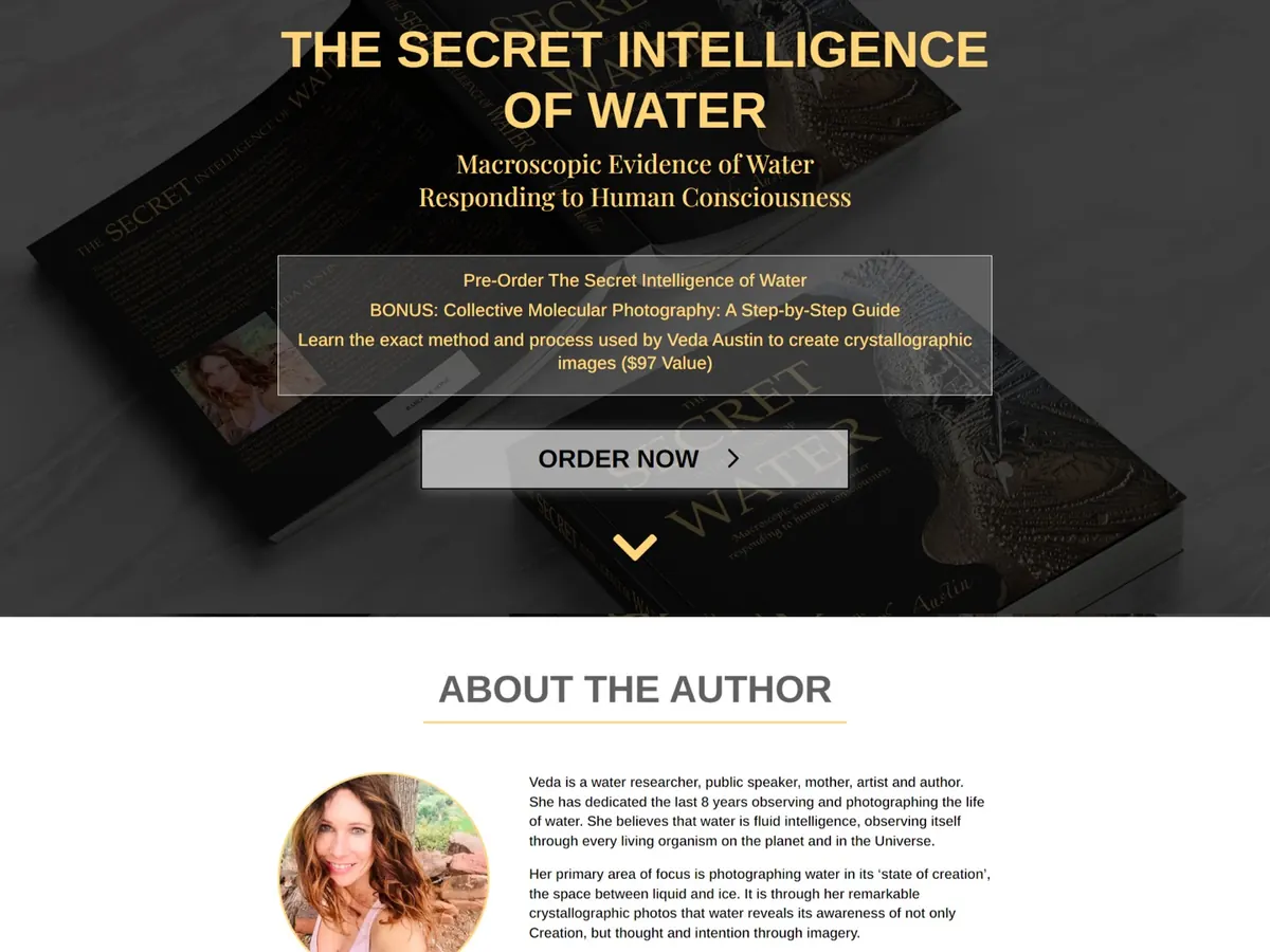 The Secret Intelligence of Water