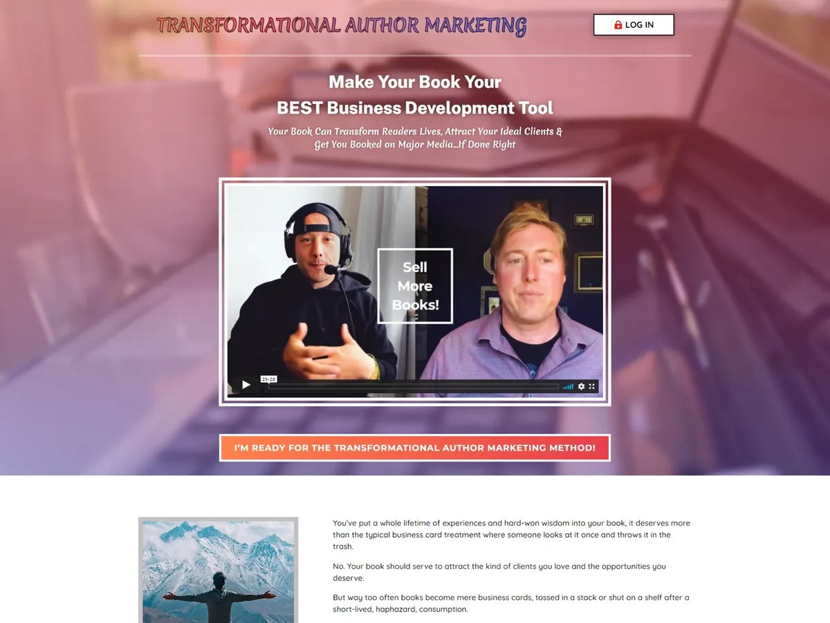 Transformational Author Marketing